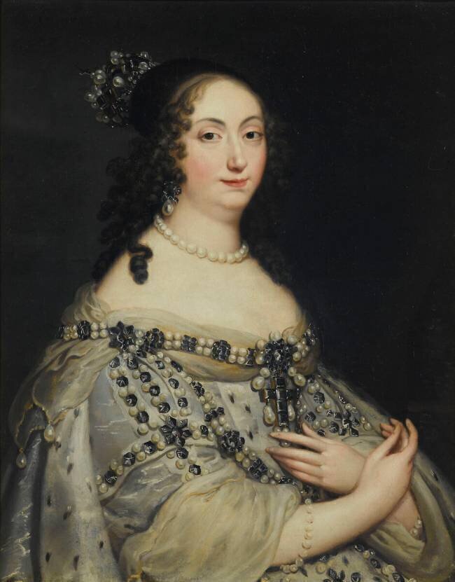 Louise-Marie de Gonzague-Clèves, reine de Pologne en 1646 (1611-1667) Justus van Egmont