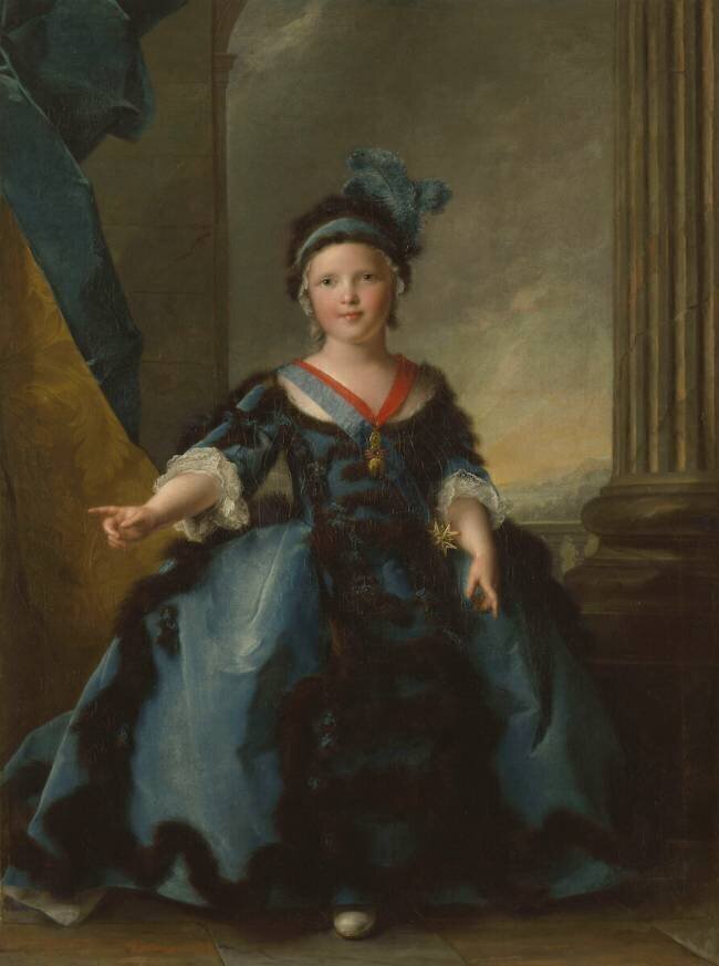 Louis-Joseph-Xavier de France, duc de Bourgogne, (1751-1761) Jean-Marc Nattier