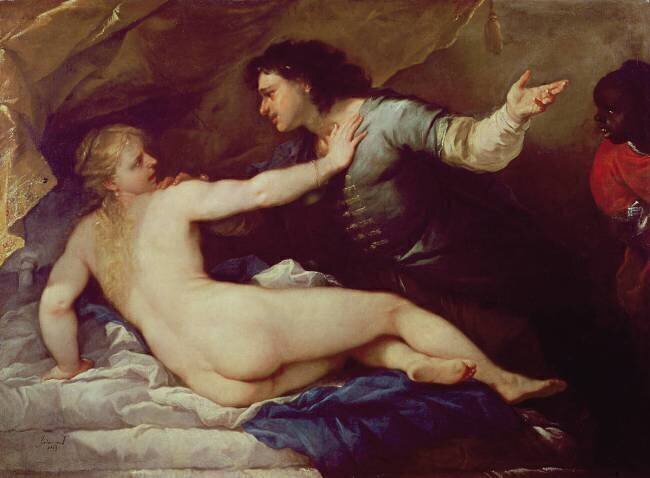Lucrèce et Tarquin Luca Giordano