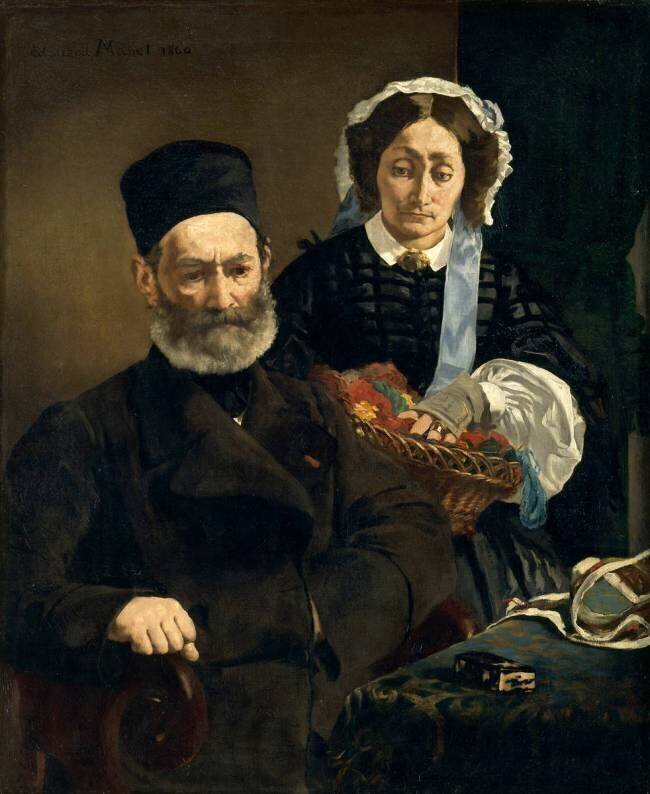 M. et Mme Auguste Manet Edouard Manet