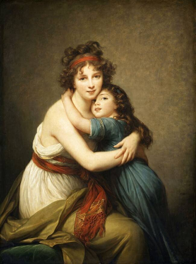 Madame Vigée-Le Brun et sa fille, Jeanne-Lucie, dite Julie (1780-1819) Elisabeth Vigée Le Brun
