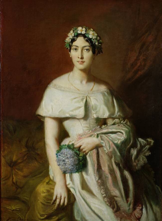 Mademoiselle Marie-Thérèse de Cabarrus Théodore Chasseriau