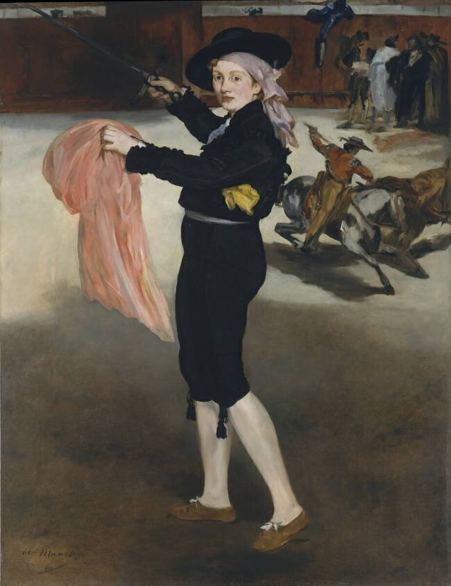 Mademoiselle V Edouard Manet