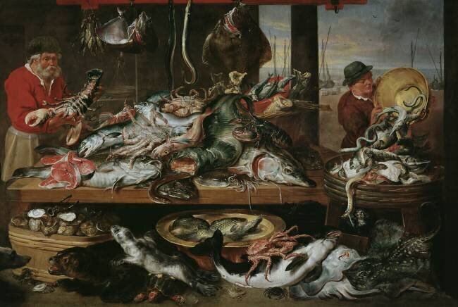 Marché aux poissons Frans Snyders