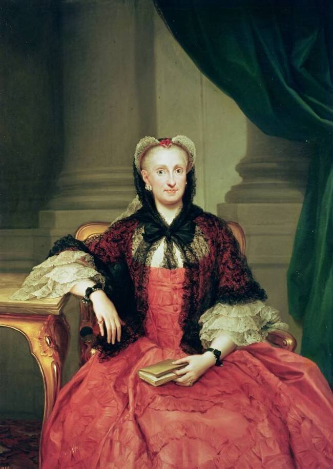 Maria Amalia de Saxe (1724-1760), Reine d'Espagne, de Sicile, Naples et Jérusalem, Epouse de Carlos III (1716-1788) Anton Raphaël Mengs