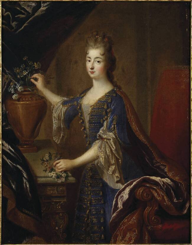 Marie-Anne de Bourbon, Mademoiselle de Blois, princesse de Conti en 1680 (1666-1739) Jean-François de Troy
