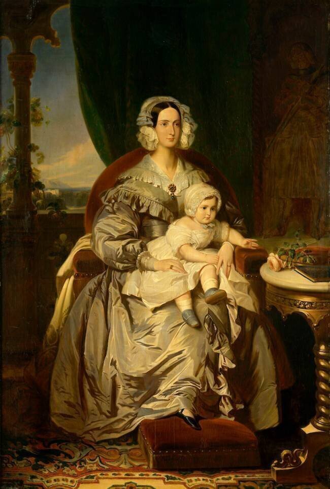 Marie-Caroline-christine d'Orléans (1813-1839) Franz Xaver Winterhalter