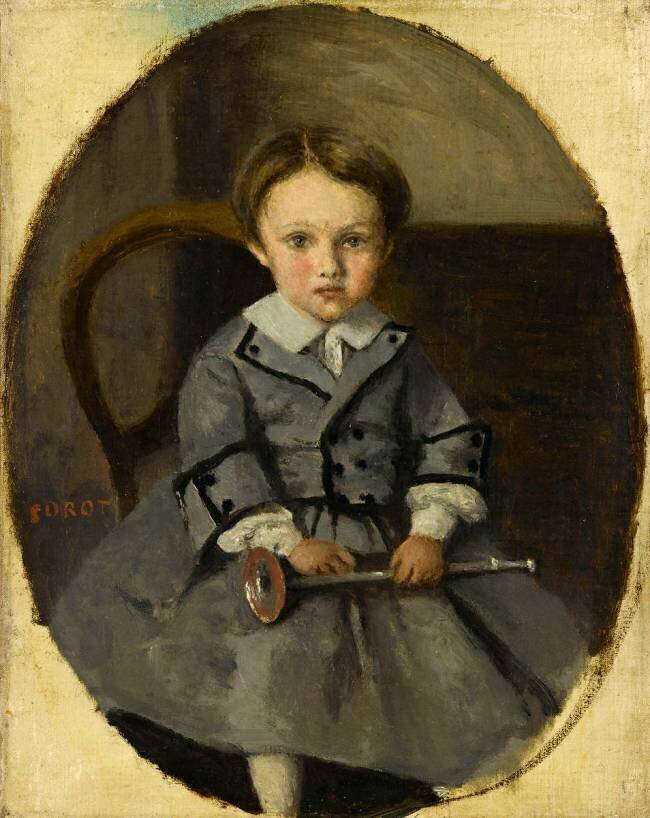 Maurice Robert enfant Jean-Baptiste Camille Corot