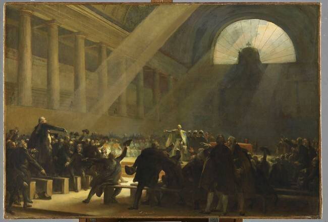 Mirabeau et Dreux-Brézé Alexandre-Evariste Fragonard
