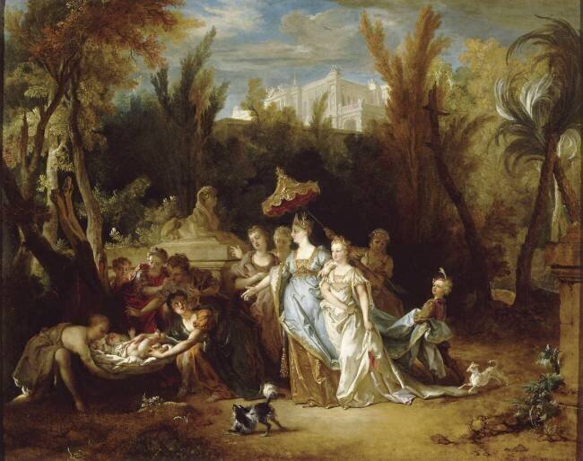 Moïse sauvé des eaux Nicolas de Largillière