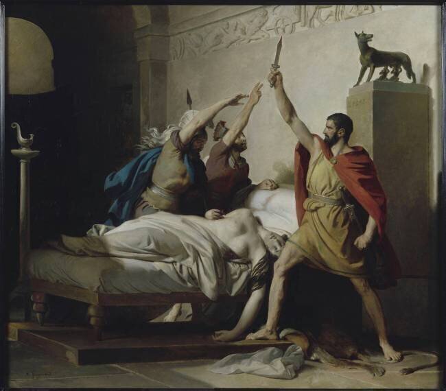Mort de Lucrèce Jean-Honoré Fragonard