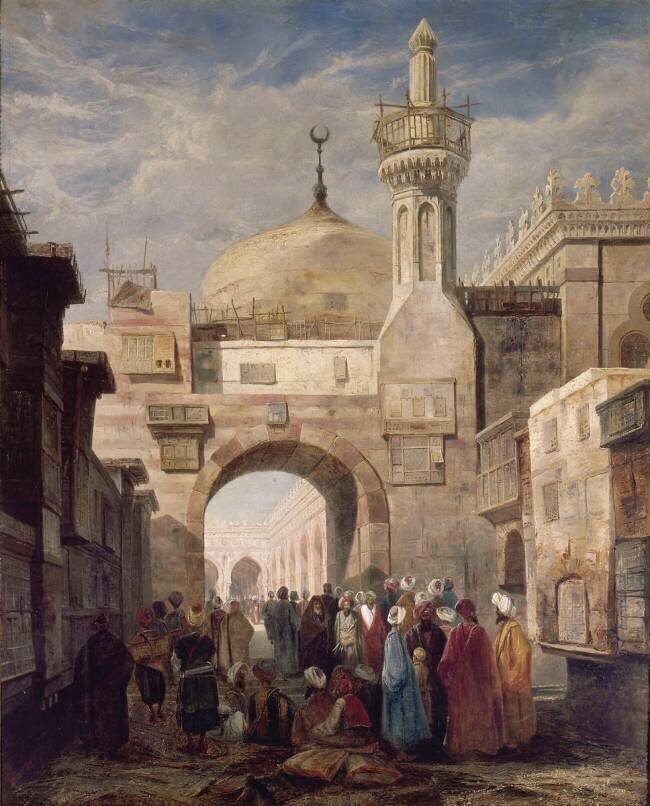 Mosquée d'al-Azhar au Caire Adrien Dauzats