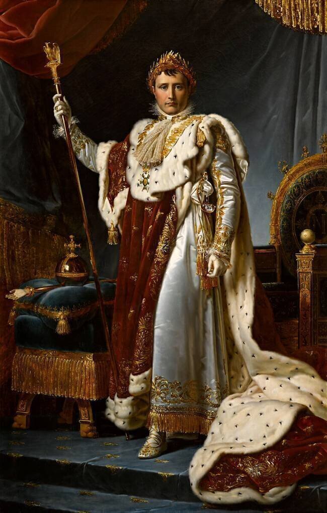Napoléon Ier, empereur des Français en grand costume du sacre François Gérard