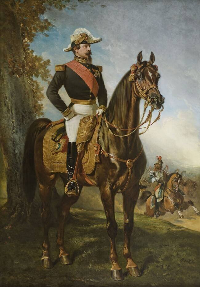 Napoléon III (1808-1873), empereur des Français en tenue de général de division Alfred Dedreux