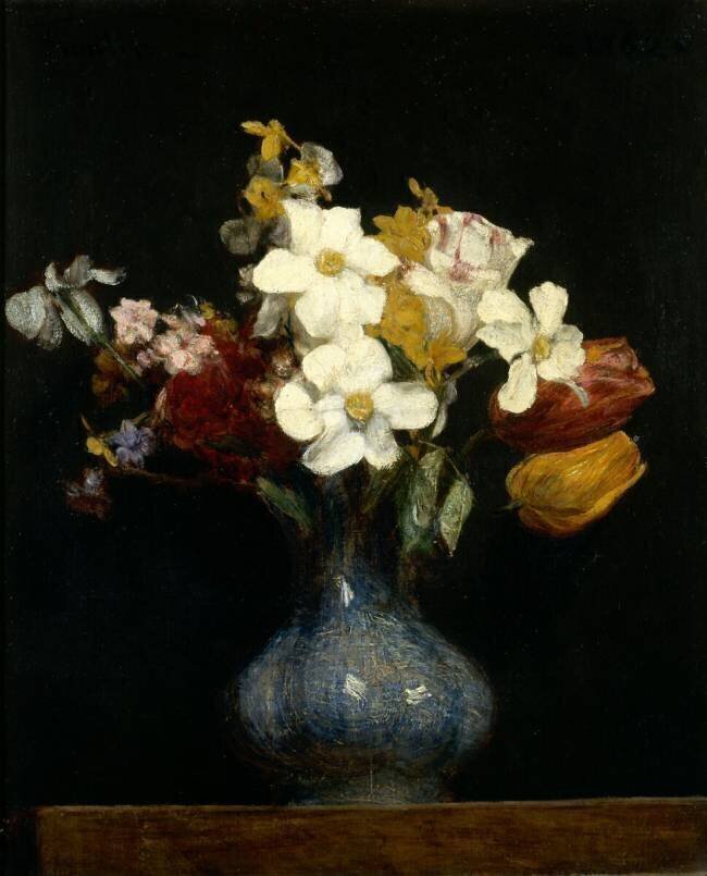 Narcisses et tulipes Henri Fantin-Latour