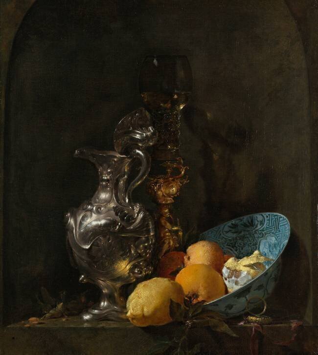 Nature morte au pichet Willem Kalf