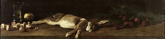 Nature morte avec un lièvre  François Bonvin