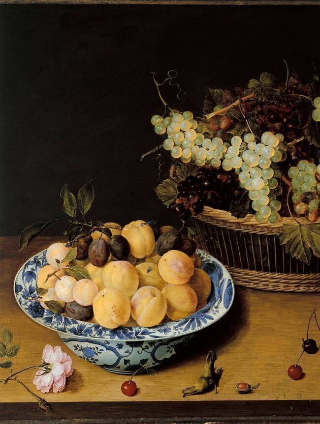 Nature morte de fruits et de fleurs Isaak Soreau