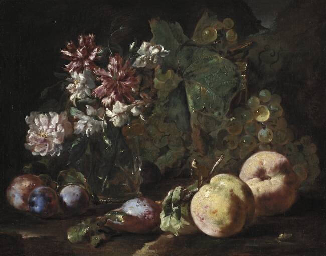 Nature morte de fruits et de fleurs Abraham Brueghel