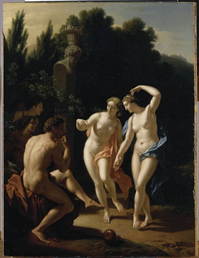 Nymphes dansant Adrien van der Werff