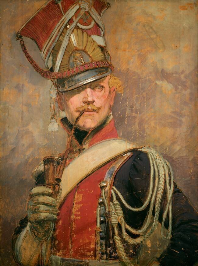 Officier du 1er chevau-légers polonais de la Garde impériale Edouard Detaille