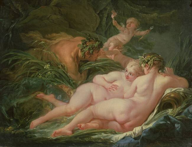 Pan and Syrinx François Boucher
