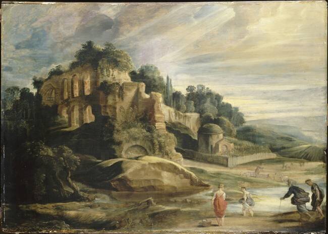 Paysage avec les ruines du mont Palatin à Rome Pierre Paul Rubens
