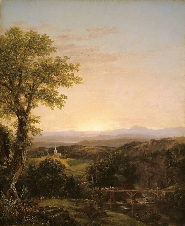 Paysage de la Nouvelle-Angleterre Thomas Cole