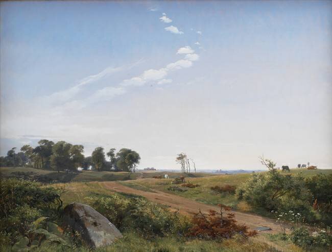Paysage de Zélande Johan Thomas Lundbye