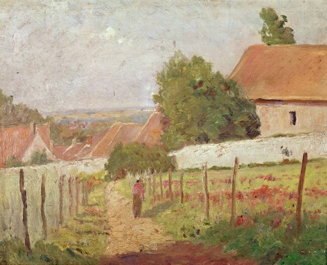Paysage d'Ile de France Camille Pissarro