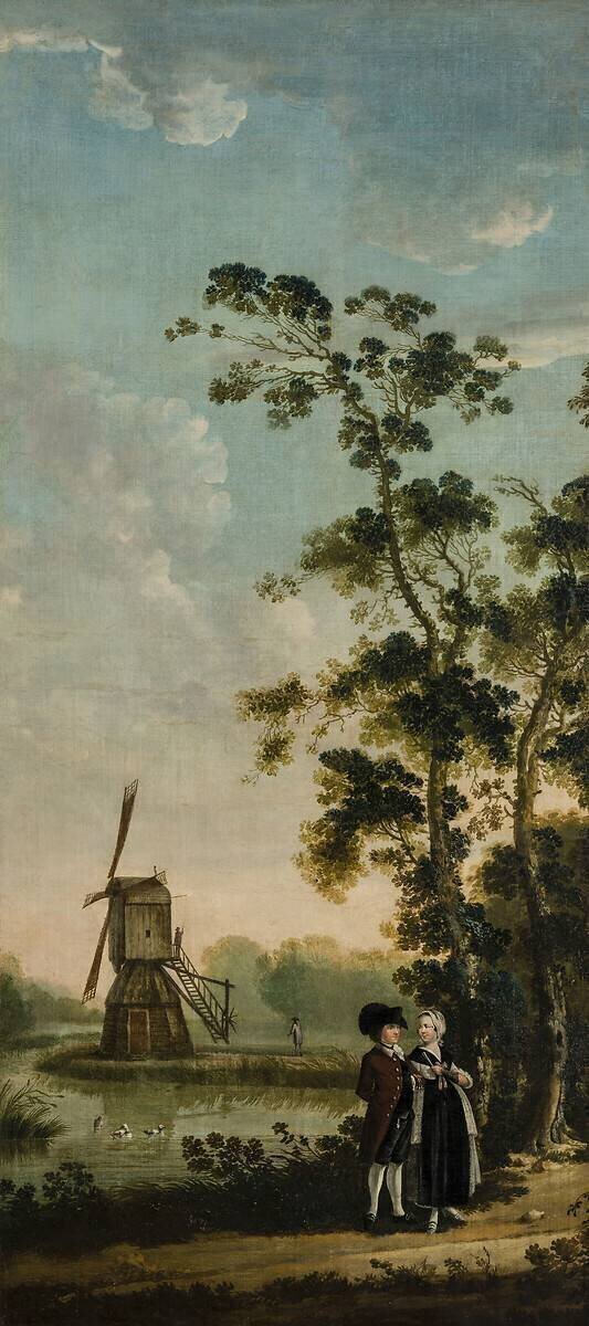 Paysage local arcadien anonyme