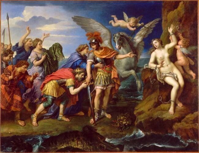 Persée délivrant Andromède Pierre Mignard