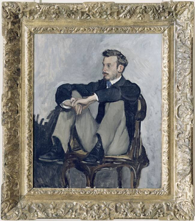 Pierre-Auguste Renoir (1841-1919), peintre Frédéric Bazille
