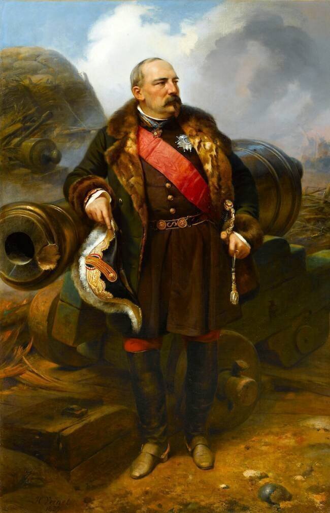 Pierre-Joseph-François Bosquet (1810-1861), mérachal de l'Empire Horace Vernet