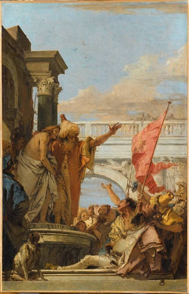 Pilate présentant le Christ à la foule des Juifs : Ecce Homo Giambattista Tiepolo