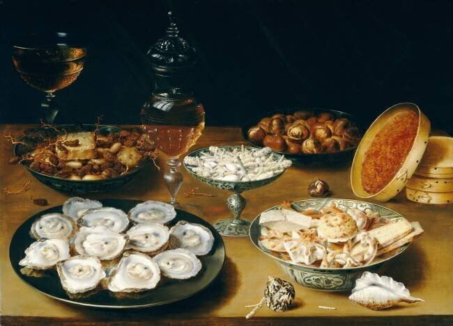 Plats avec huîtres Osias Beert