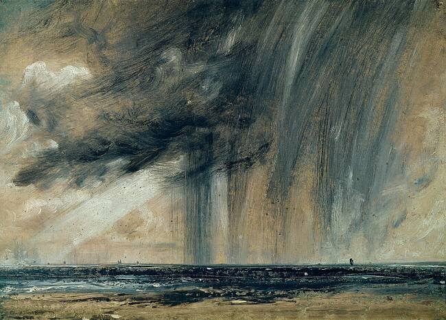 Pluie Torrentielle sur la Mer John Constable