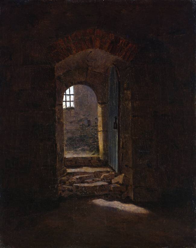 Porte d'entrée de l'Ecole Royale de Meissen Caspar David Friedrich