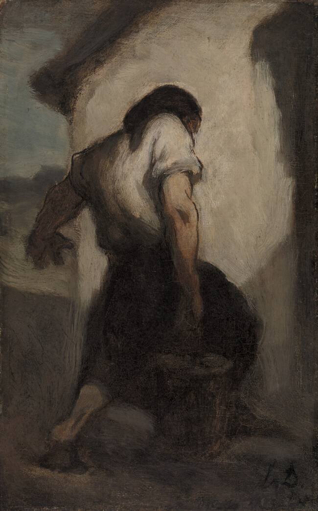 Porteur d'eau Honoré Daumier