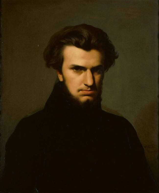 Portrait d'Ambroise Thomas Paul Hippolyte Flandrin