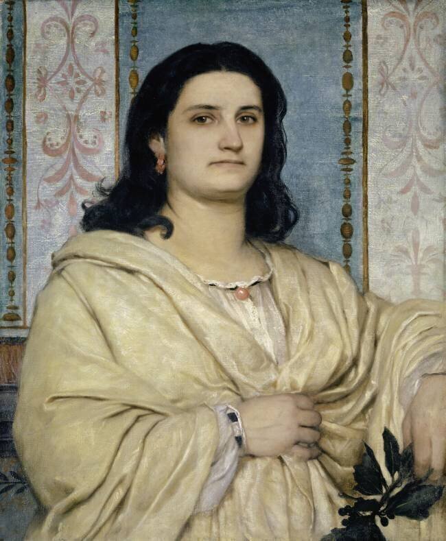 Portrait d'Angela Böcklin en tant que muse Arnold Böcklin