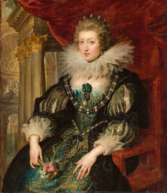 Portrait d'Anne d'Autriche (1601-1666) Pierre Paul Rubens