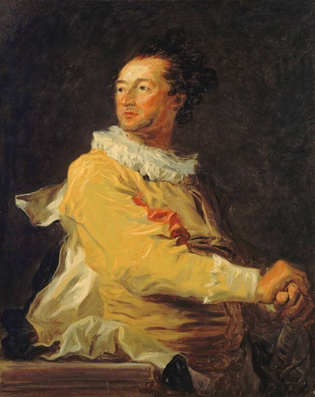 Portrait d'Anne-François d'Harcourt, duc de Beuvron en personnage de la comédie italienne Jean-Honoré Fragonard
