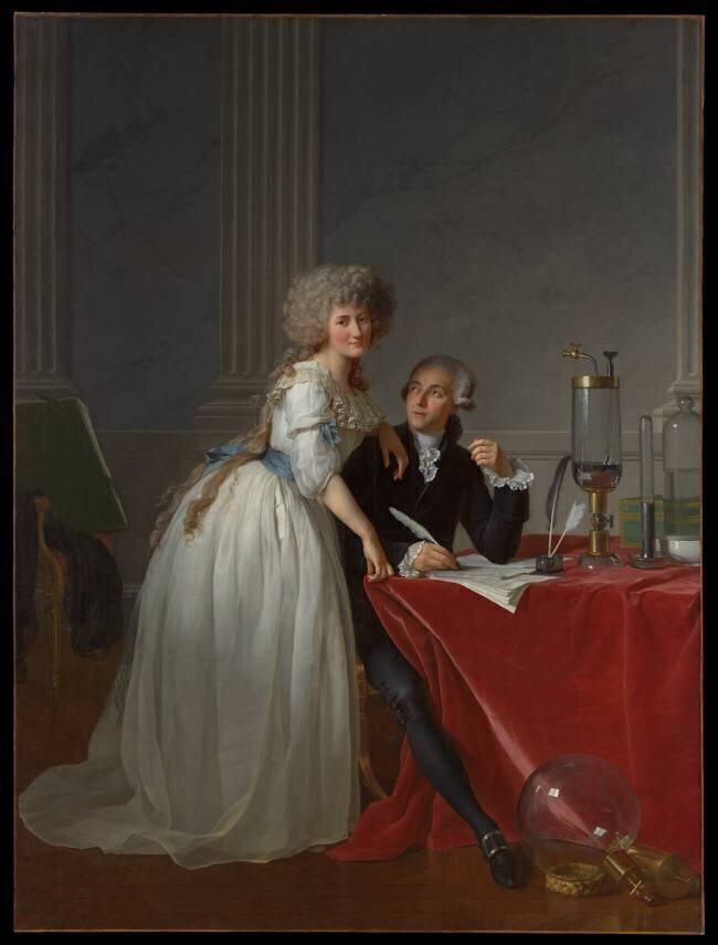 Portrait d'Antoine-Laurent Lavoisier et de sa femme Jacques-Louis David
