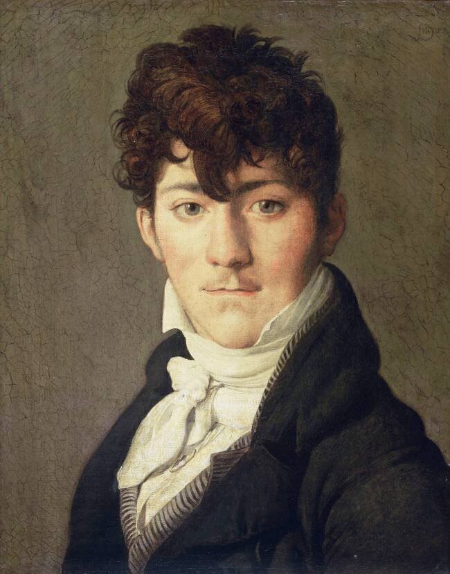 Portrait d'Auguste François Talma, enseigne de vaisseau, neveu du tragédien Talma Jean-Auguste-Dominique Ingres