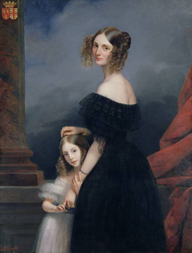 Portrait de Anne-Louise Alix de Montmorency Claude-Marie Dubufe