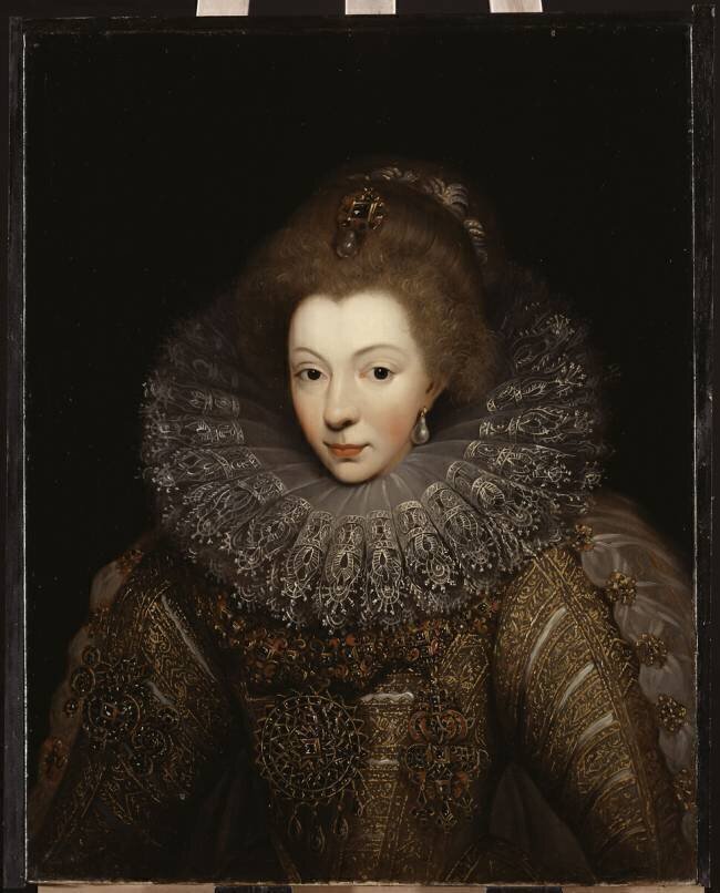 Portrait de Catherine de Bourbon, duchesse d'Albret et de Bar (1559-1604) Amélie Cordelier de la Noue