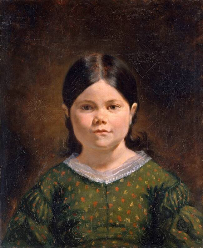 Portrait de la Lucile Virginie Le Guillou Eugène Delacroix