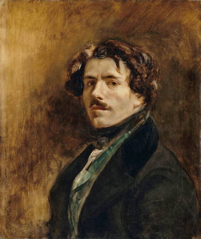 Portrait de l'artiste Eugène Delacroix