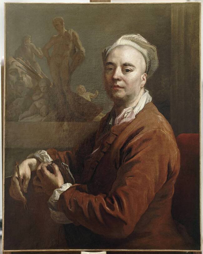 Portrait de l'artiste en tenue d'artiste Nicolas de Largillière